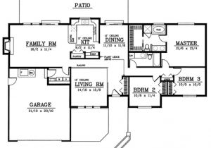1800 Sq Ft House Plans with Bonus Room Traditional Style House Plan 3 Beds 2 00 Baths 1800 Sq