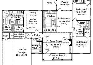 1800 to 2000 Sq Ft Ranch House Plans 1800 Square Foot Ranch House Plans Smalltowndjs Com