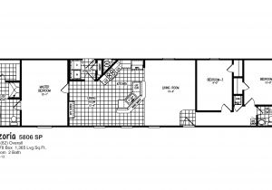 18×80 Mobile Home Floor Plans 2 Bedroom Single Wide Mobile Homes Used Ft for Double Home