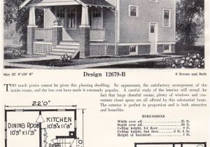 1920s Home Plans 1920s Craftsman Bungalow Craftsman Plan Cottage C