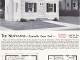 1940s Home Plans 1940 Newcastle Mid Century Cape Cod Aladdin Kit Houses