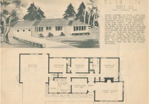 1950s Home Floor Plans 1950 Home Building Plan Service Ranch Style Homes Of the