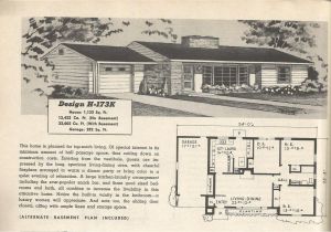 1950s Home Plans Vintage House Plans 173 Antique Alter Ego