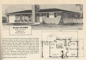 1950s Home Plans Vintage House Plans 359 Antique Alter Ego