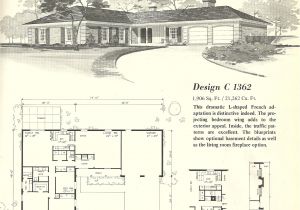 1960039s Home Plans Vintage House Plans 1362 Antique Alter Ego