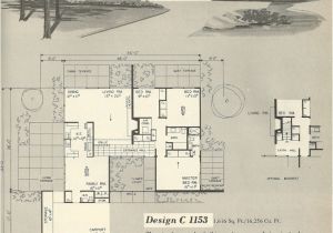 1960s Home Plans Vintage House Plans 1960s House Plans Mcm Pinterest