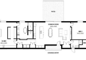1974 Mobile Home Floor Plans Modern Style House Plan 2 Beds 2 Baths 1974 Sq Ft Plan