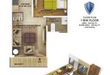 1bhk Home Plan 1 Bhk Apartments Nav City Cheap Best Flats Mohali