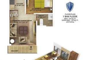 1bhk Home Plan 1 Bhk Apartments Nav City Cheap Best Flats Mohali