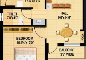 1bhk Home Plan 1 Bhk Ground Floor Plan Layout Palm Exotica Floor Plan