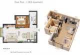 1bhk Home Plan Central Park 2 Propample Com