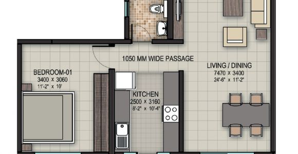1bhk Home Plan Upcoming 1 Bhk 2 Bhk Residential Apartment Flats for
