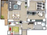 2 Bdrm House Plans 2 Bedroom Apartment House Plans