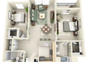 2 Bdrm House Plans 2 Bedroom Apartment House Plans