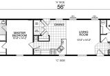2 Bedroom 2 Bath Mobile Home Floor Plan 2 Bedroom Mobile Home Plans Homes Floor Plans