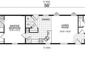 2 Bedroom 2 Bath Mobile Home Floor Plan 2 Bedroom Mobile Home Plans Homes Floor Plans