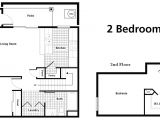 2 Bedroom 2 Bath with Loft House Plans Floorplans Crystal Creek town Homes