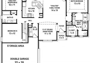2 Bedroom and 2 Bathroom House Plans 654350 3 Bedroom 2 Bath House Plan House Plans Floor