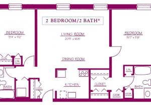 2 Bedroom and 2 Bathroom House Plans Residential Apartments Moravian Hall Square Moravian