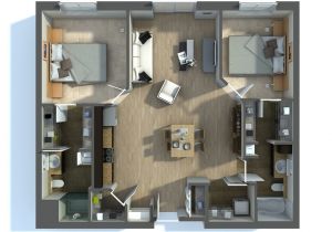 2 Bedroom Home Plan 2 Bedroom Apartment House Plans