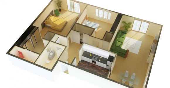 2 Bedroom Home Plans 2 Bedroom Apartment House Plans