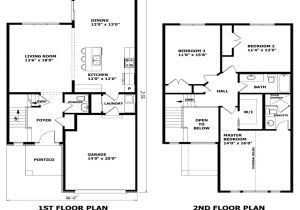 2 Bedroom Home Plans Designs Simple Two Story House Plans Escortsea