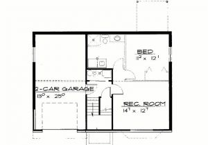 2 Bedroom House Plans with Garage and Basement Luxury 2 Bedroom House Plans with Basement New Home