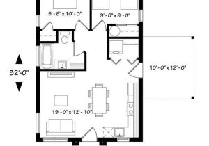 2 Bedroom Modern Home Plans House Plan W1910 Bh Detail From Drummondhouseplans Com