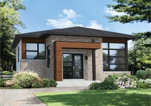 2 Bedroom Modern Home Plans Two Bedroom Modern House Plan 80792pm Contemporary