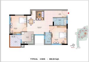 2 Bhk Home Plan 2 Bhk House Plans Home Design and Style