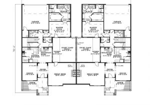 2 Family Home Plans Country Creek Duplex Home Plan 055d 0865 House Plans and