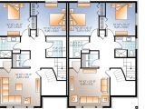 2 Family Home Plans Sleek Modern Multi Family House Plan 22330dr