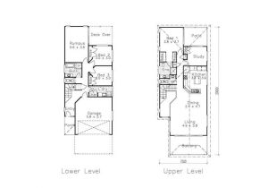 2 Family House Plans Narrow Lot Small House Plans for Narrow Lot Home Deco Plans