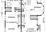 2 Family House Plans Narrow Lot Three Bedroom Duplex Home Design