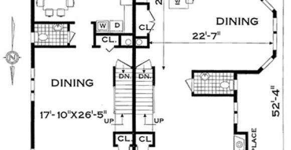 2 Family House Plans Narrow Lot Three Bedroom Duplex Home Design