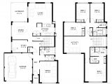 2 Floor Home Plan 2 Storey House Floor Plan with Perspective Modern House
