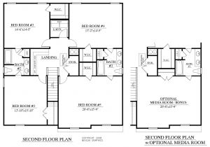 2 Floor Home Plans Second Floor House Plans Homes Floor Plans
