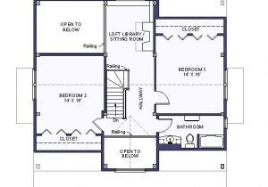 2 Floor Home Plans Second Floor Plan
