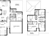 2 Floor Home Plans Two Storey House Design with Floor Plan Modern House