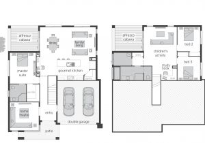 2 Level Home Plans Horizon Act Floorplans Mcdonald Jones Homes