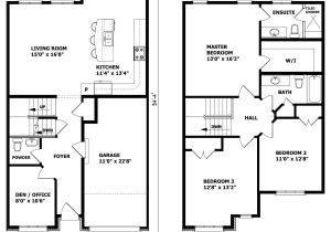 2 Level Home Plans Small 2 Storey House Plans Pinteres