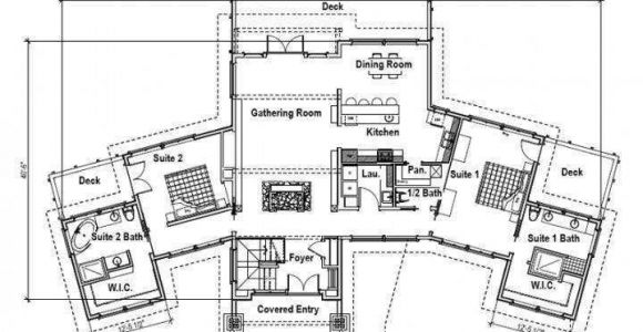 2 Master Suite Home Plans 2 Bedroom House Plans with 2 Master Suites for House