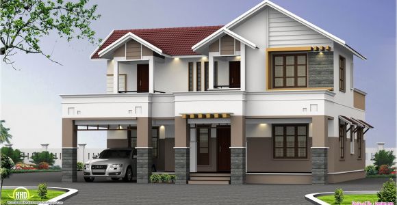 2 Storey Home Plans Two Story House Plans Kerala Perspective Series House
