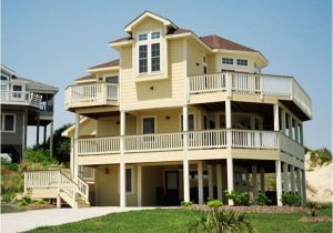 2 Story Beach Cottage House Plans Two Story Ocean View House Plans