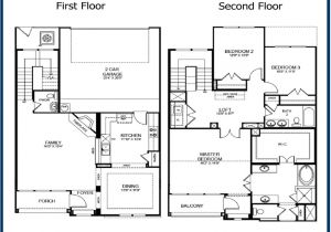 2 Story Home Plans 2 Story 3 Bedroom Floor Plans 2 Story Master Bedroom