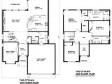 2 Story House Floor Plans with Measurements Canadian Home Designs Custom House Plans Stock House
