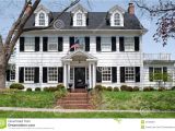 2 Story House Plans with Dormers Georgian Colonal House Stock Image Image Of Lawn