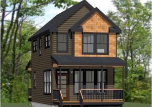 2 Story Tiny Home Plans Two Story Tiny House Plan Tiny House Cabins Montana