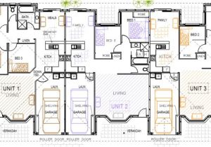 2 Unit Home Plans 3 Unit Triplex Design Kit Home Designs Australian Kit