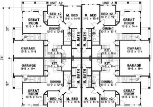 2 Unit Home Plans Architectural Designs
